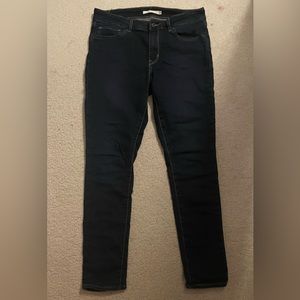 Skinny Dark Blue Jeans